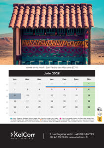 Calendrier chevalet personnalisé Colonne 14.8 x 21 cm 10