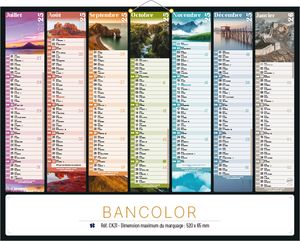 Calendrier entreprise à personnaliser, Coloribanque 1