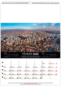Calendrier mural mégalopolis 2025 1