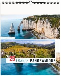 Calendrier personnalisable la france panoramique 2025 1