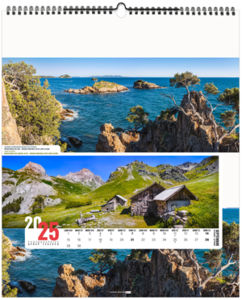 Calendrier personnalisable la france panoramique 2025 10