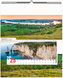 Calendrier personnalisable la france panoramique 2025 3