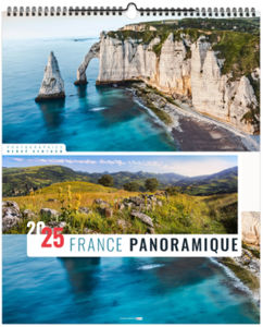 Calendrier personnalisable la france panoramique 2025