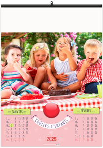 Calendrier personnalisable gouters d'enfants 2025 3