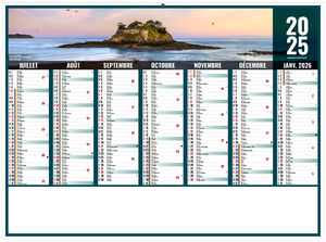 Calendrier personnalisable liberté bretagne 2025 2
