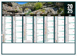 Calendrier personnalisable liberté corse 2025 1