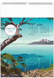 Calendrier personnalisable sur la route des vacances 2025 6