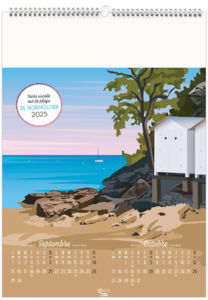 Calendrier personnalisable sur la route des vacances 2025 7