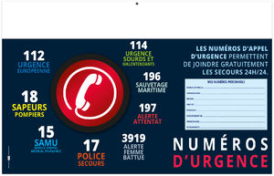 Calendrier personnalisé croix bleue 2025 8