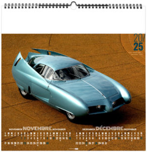 Calendrier personnalisé design car 2025 9