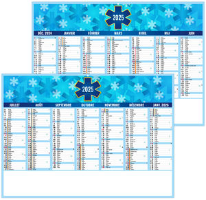 Calendrier personnalisé matthieu 2025