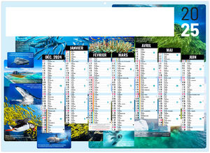 Calendrier personnalisé nature 2025 1