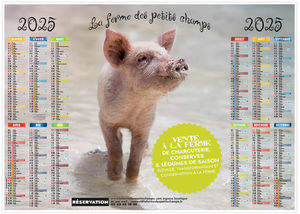 Calendrier personnalisé XXL effaçables création 2025 1