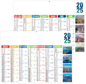 Calendrier publicitaire alexandre 2025