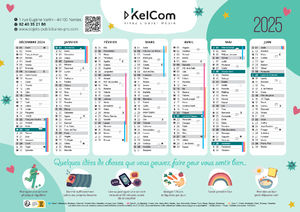 Calendrier publicitaire Bien être 1