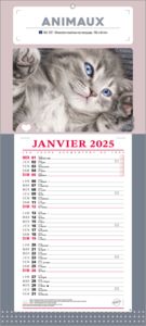 Calendrier publicitaire bloc animaux, Nos animaux Préférés 3