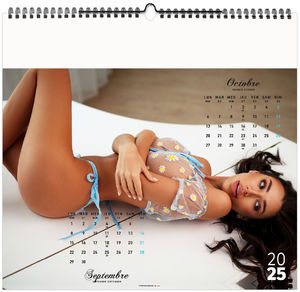 Calendrier publicitaire dessous chics 2025 8