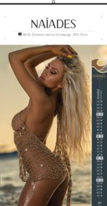 Calendrier publicitaire femme, Naïades 12