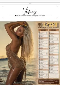 Calendrier publicitaire femme nue, Vénus 5