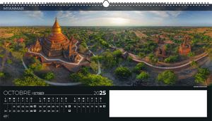 Calendrier publicitaire feuillets grand angle, Grand-angle 10