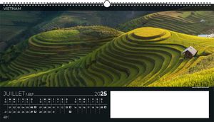 Calendrier publicitaire feuillets grand angle, Grand-angle 7