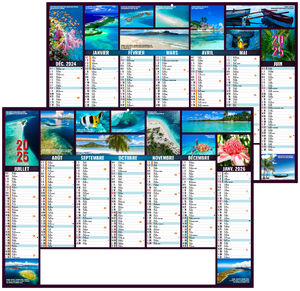 Calendrier publicitaire jeanne 2025
