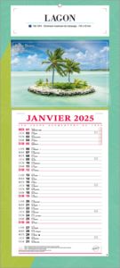 Calendrier publicitaire lagon, Aquablue 1
