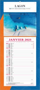 Calendrier publicitaire lagon, Aquablue 2