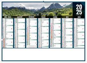Calendrier publicitaire liberté nouvelle aquitaine 2025 1
