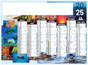 Calendrier publicitaire nature 2025 2