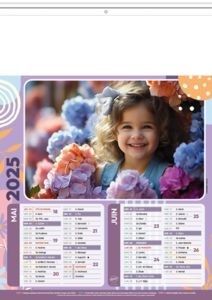 Calendrier publicitaire photographe, Enfants 1
