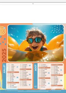 Calendrier publicitaire photographe, Enfants 2