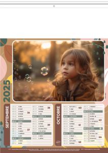 Calendrier publicitaire photographe, Enfants 3