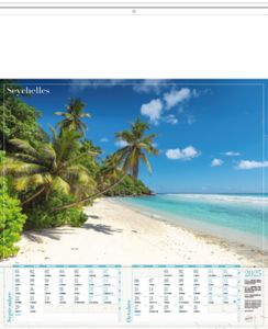 Calendrier publicitaire plage, Plages du monde 3