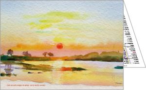 Calendrier publicitaire poches paysages, Peintures 1