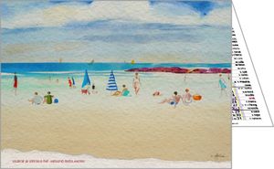 Calendrier publicitaire poches paysages, Peintures 3