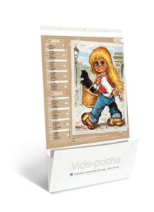 Calendrier publicitaire vide poche à personnaliser, Les Petits Mômes 5