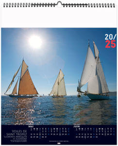 Calendrier publicitaire voile classique 2025 6