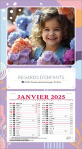 Calendrier publicitaires enfants,Regards d'Enfants 3