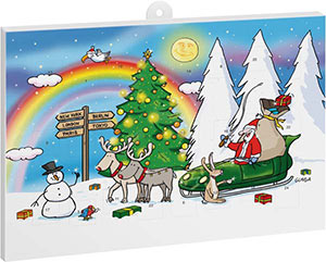 Calendrier de l’Avent standard A4 18