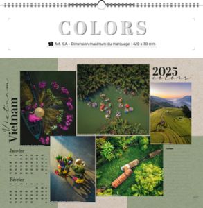 Calendriers publicitaire illustré - Colors 6