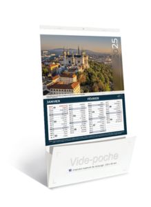 Calendriers publicitaire vide poche, Sites de France 5
