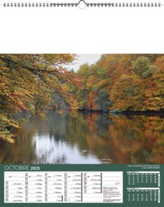 Calendriers publicitaires feuillets France, Calendrier Pays de France 10