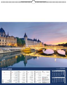 Calendriers publicitaires feuillets France, Calendrier Pays de France 3