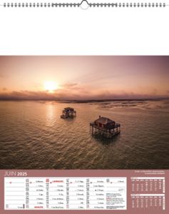 Calendriers publicitaires feuillets France, Calendrier Pays de France 6