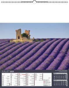Calendriers publicitaires feuillets France, Calendrier Pays de France 7