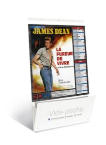Calendriers publicitaires vide poches, Affiches 1