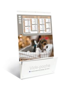 Calendriers publicitaires vide poches chats chiens, Chats et Chiens 4