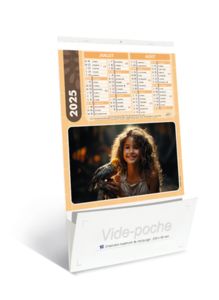 Calendriers publicitaires vide poches enfants, Entre Amis 2