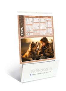 Calendriers publicitaires vide poches enfants, Entre Amis 3